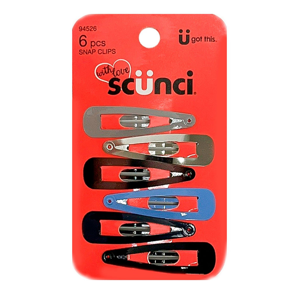 Scunci Snap Clips 6pcs - ikatehouse