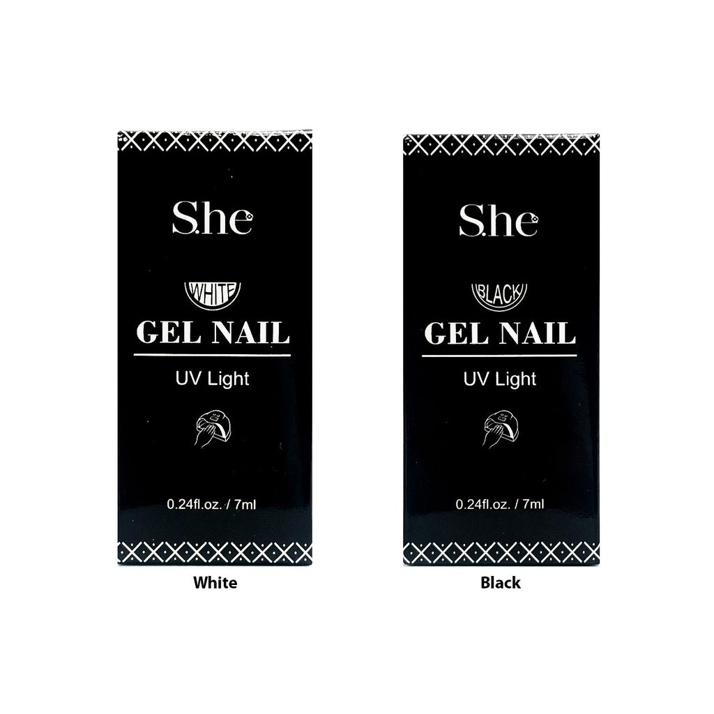 S.he Makeup UV Light Gel Nail 0.24oz/7ml - ikatehouse