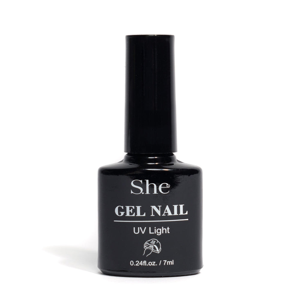 S.he UV Light Gel Nail Top Coat 0.24oz/ 7ml - ikatehouse