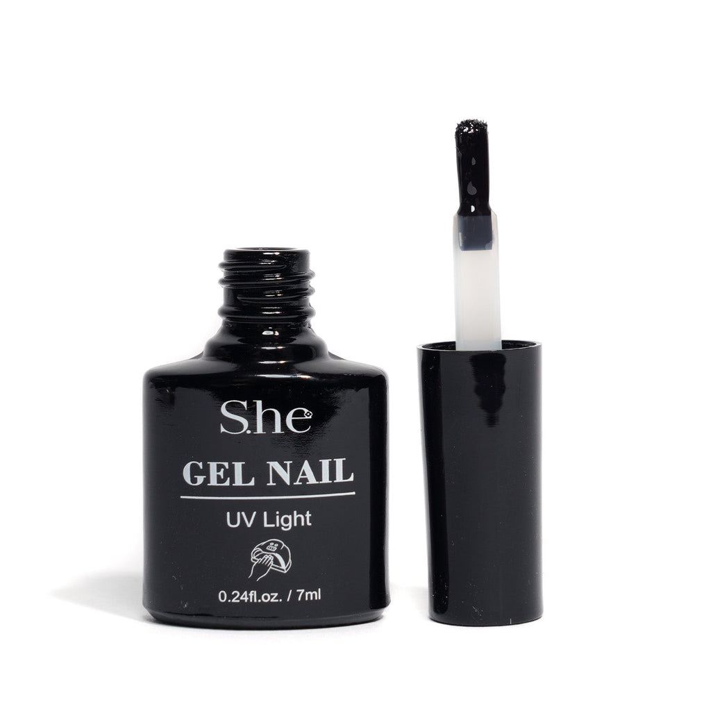 S.he UV Light Gel Nail Top Coat 0.24oz/ 7ml - ikatehouse