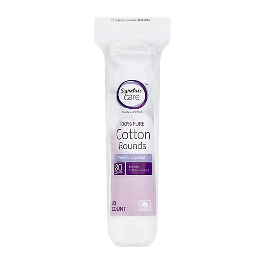 Signature Care Rounds Cotton Pad 80ct - ikatehouse