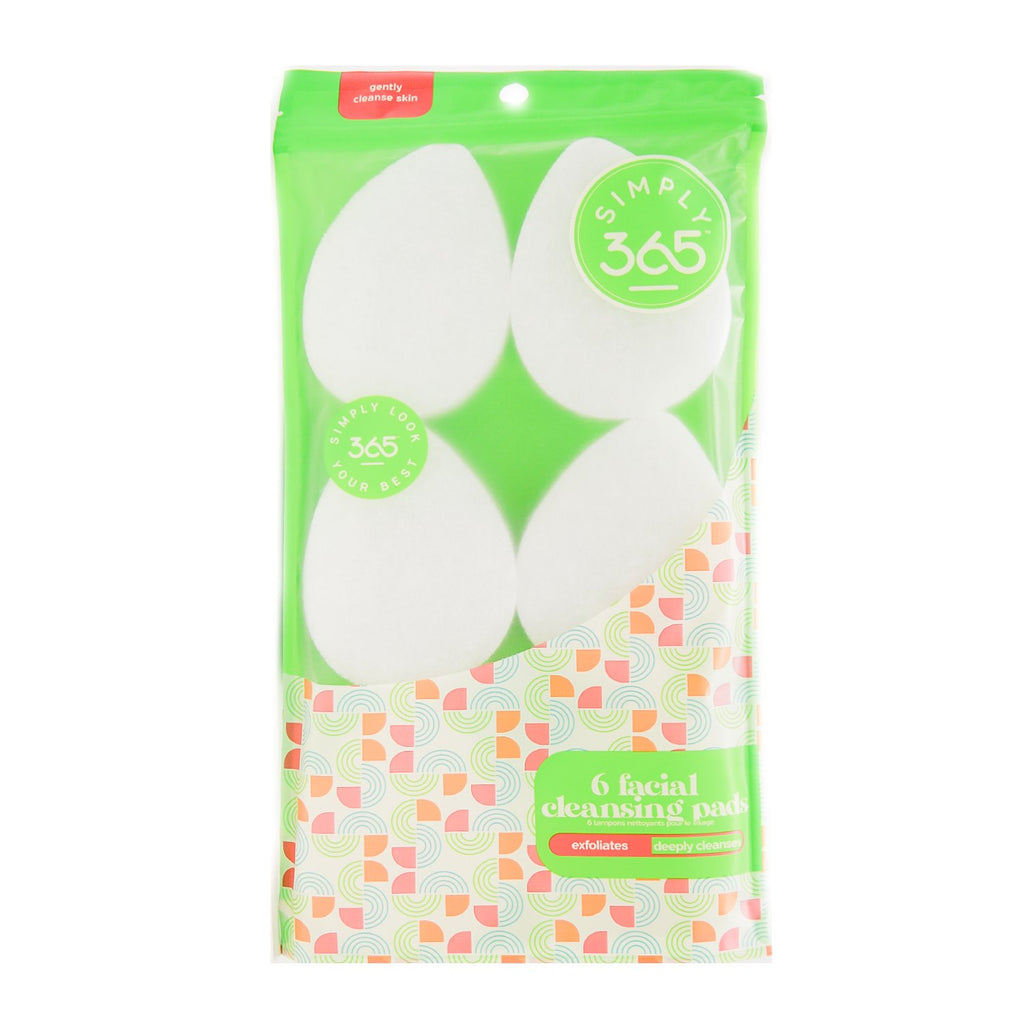 Simply 365 Exfoliates Facial Cleansing Pads 6pcs - ikatehouse