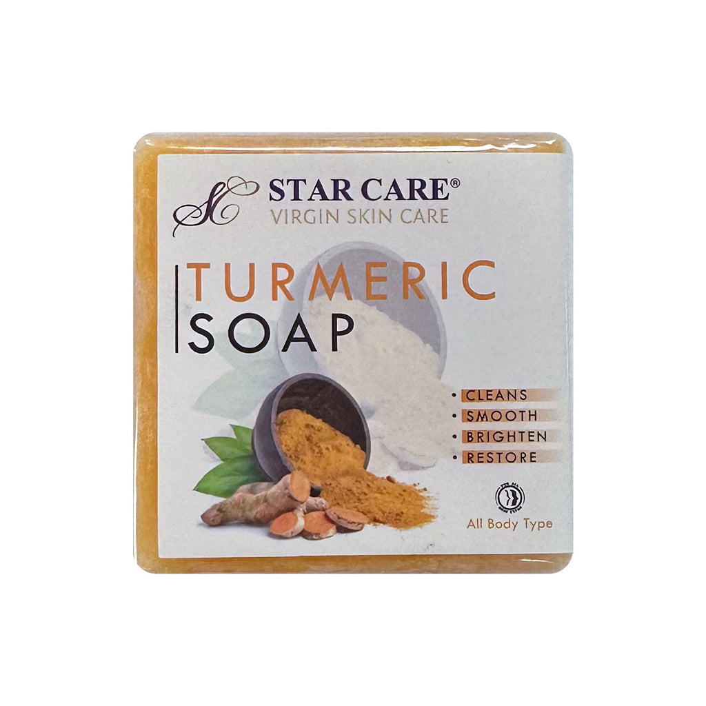 Star Care Virgin Skin Care Turmeric Soap 3.5oz/ 100g - ikatehouse