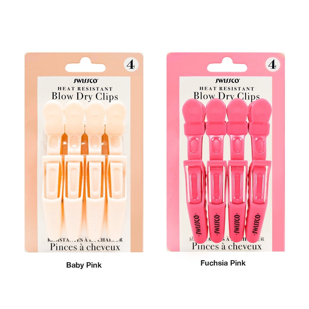 Swissco Heat Resistant Blow Dry Clips 4pk - ikatehouse