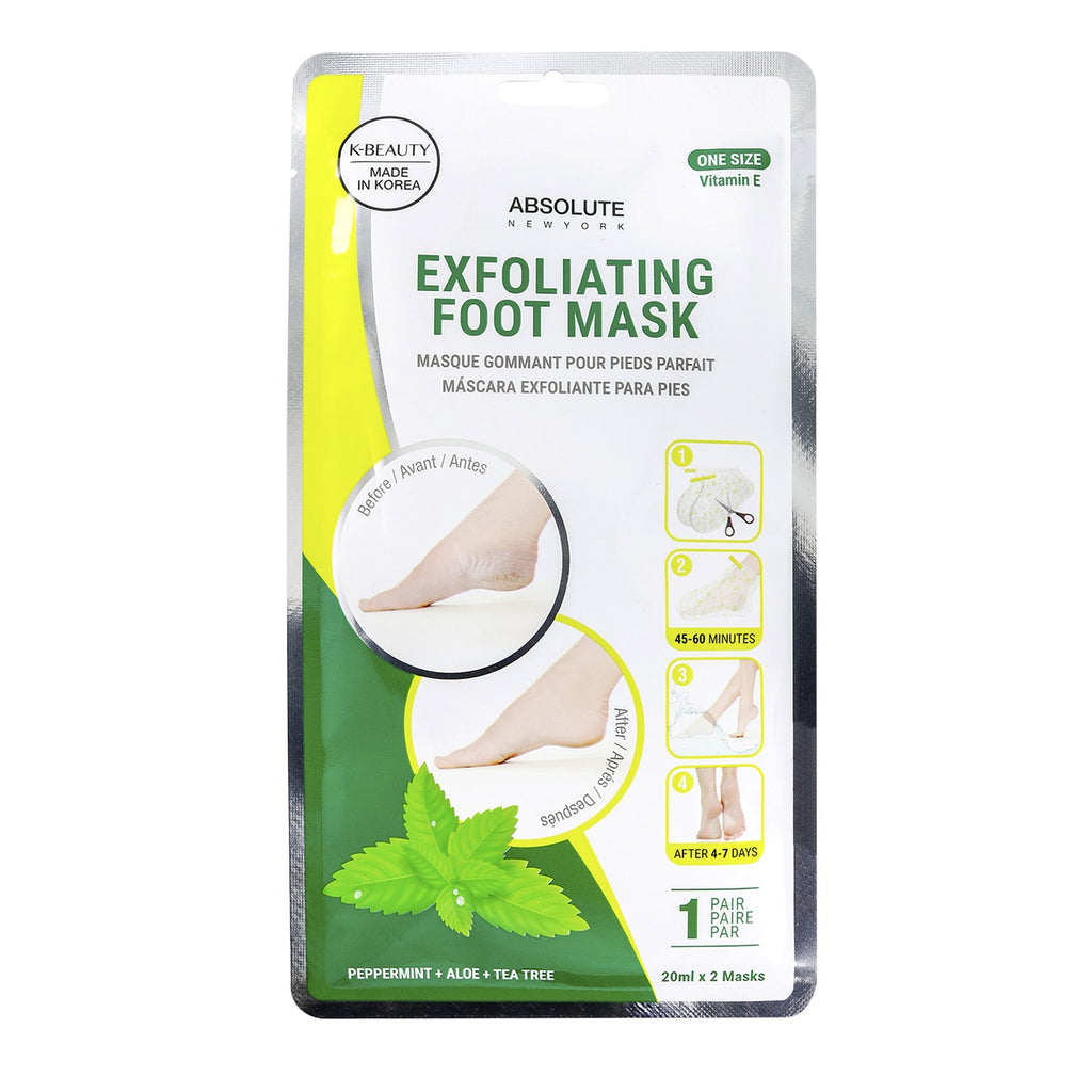 ABSOLUTE New York Exfoliating Foot Mask - ikatehouse
