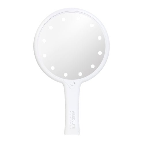 Absolute New York LED Makeup Round Handheld Mirror - ikatehouse