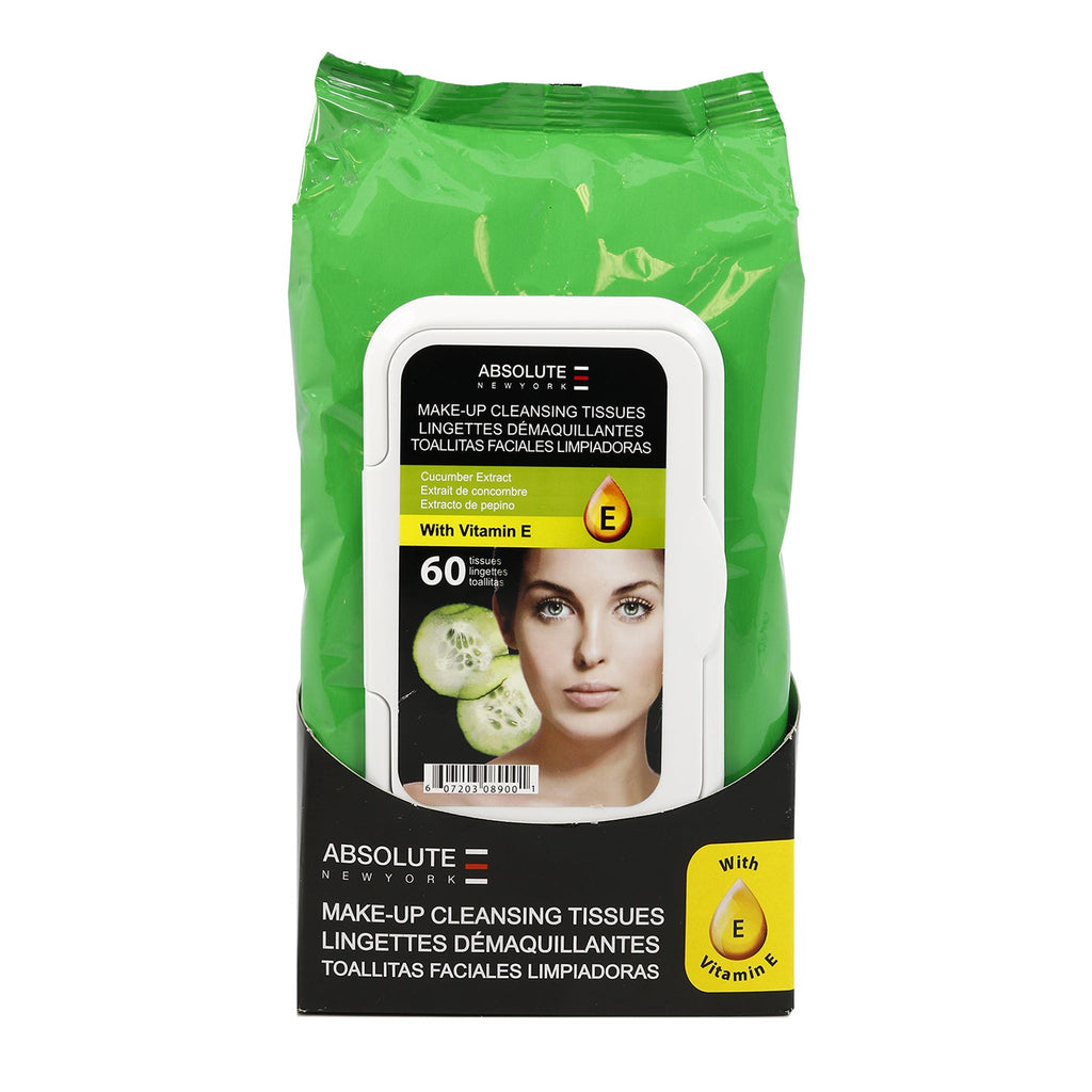 Absolute New York Make-Up Cleansing 60 Tissues - ikatehouse