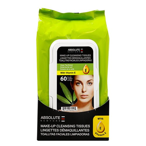 Absolute New York Make-Up Cleansing 60 Tissues - ikatehouse