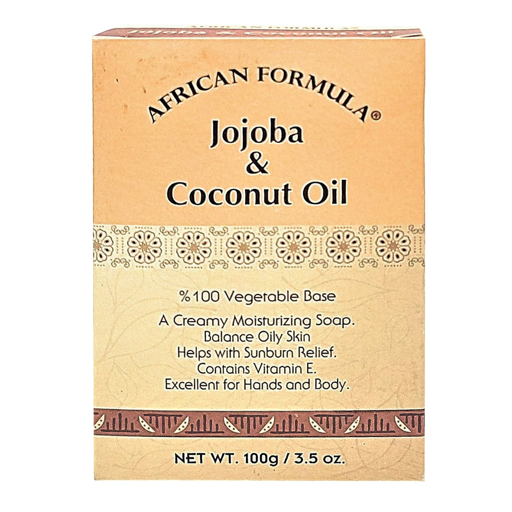 African Formula Jojoba & Coconut Oil Soap 3.5oz/ 100g - ikatehouse