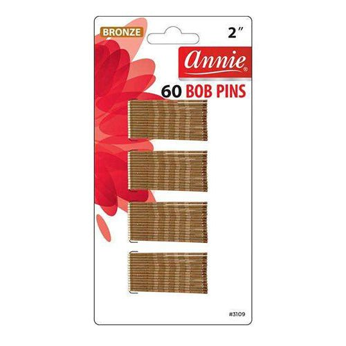Annie Bobby Pins Crimped 2" 60ct - ikatehouse