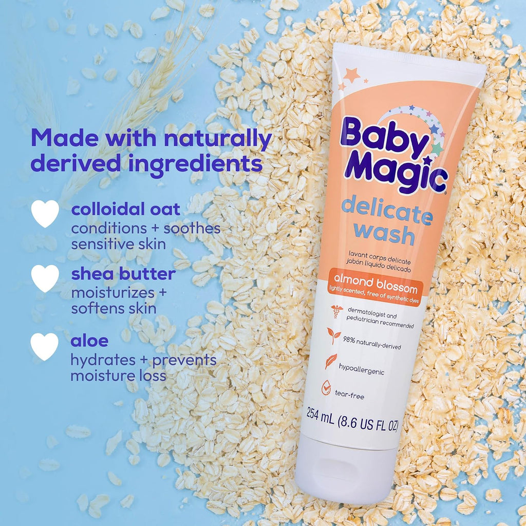 Baby Magic Almond Blossom Delicate Wash 8.6oz/ 254ml - ikatehouse