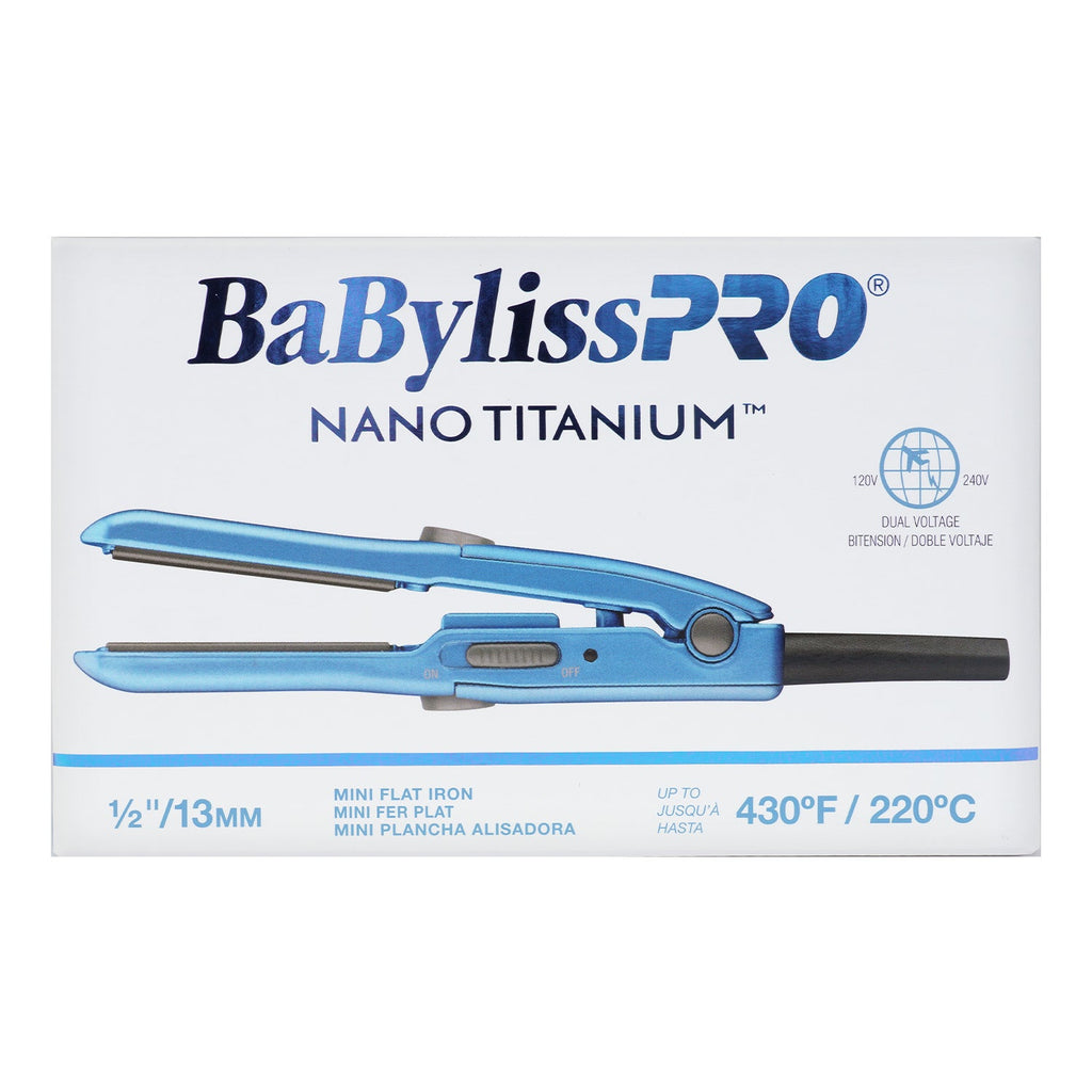 Babyliss Pro Nani Titanium Mini Flat Iron 1/2" - ikatehouse