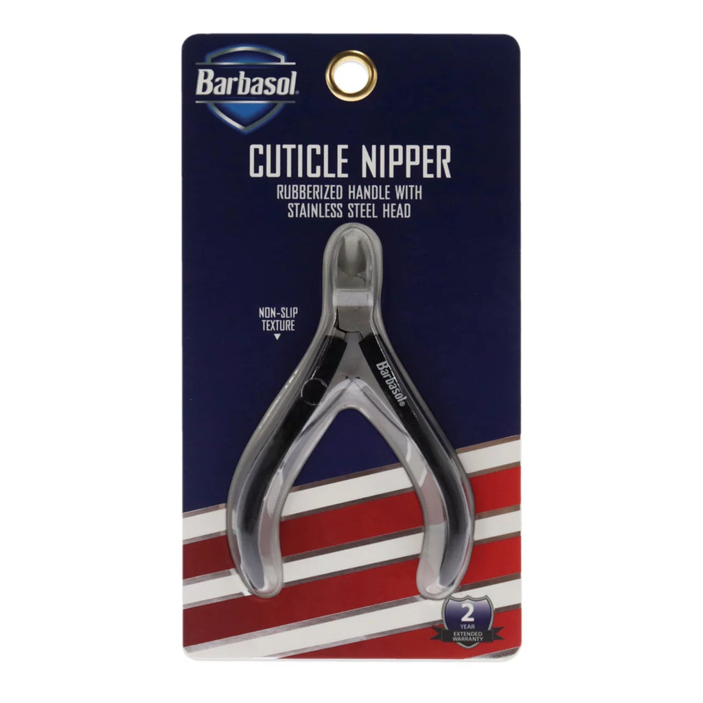 Barbasol Stainless Steel Head Non-Slip Texture Cuticle Nipper - ikatehouse