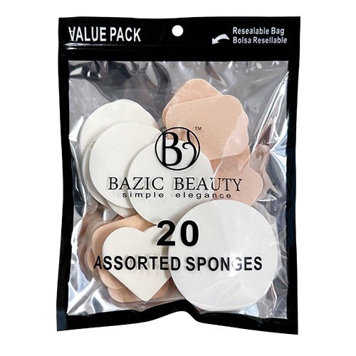 Bazic Beauty Make-up Blender Sponge 20pk - ikatehouse