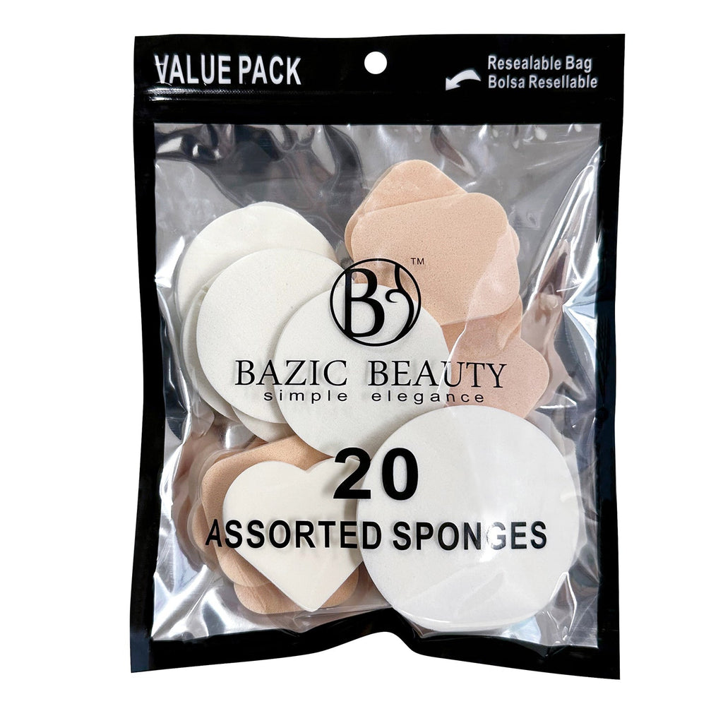Bazic Beauty Make-up Blender Sponge 20pk - ikatehouse