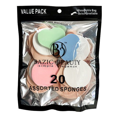 Bazic Beauty Make-up Blender Sponge 20pk - ikatehouse