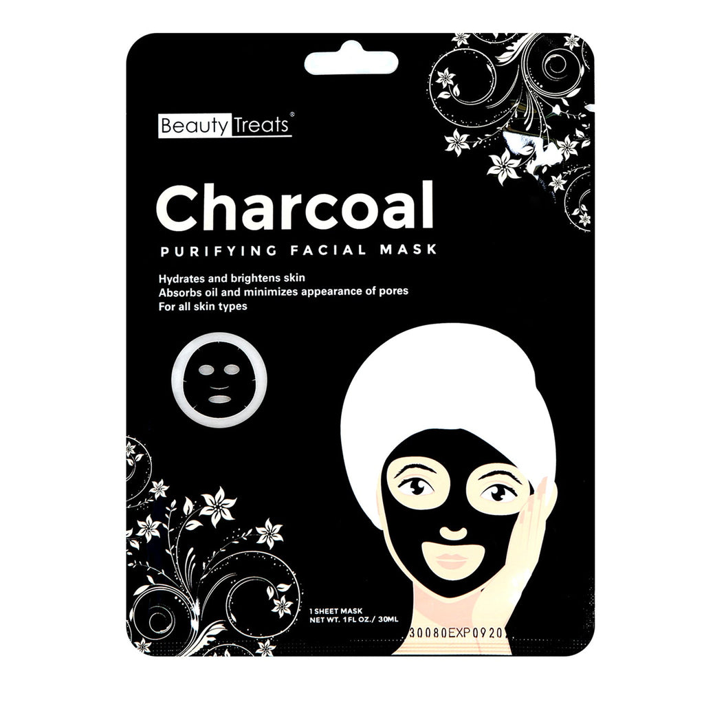 Beauty Treat Charcoal Purifying Facial Mask 1oz - ikatehouse
