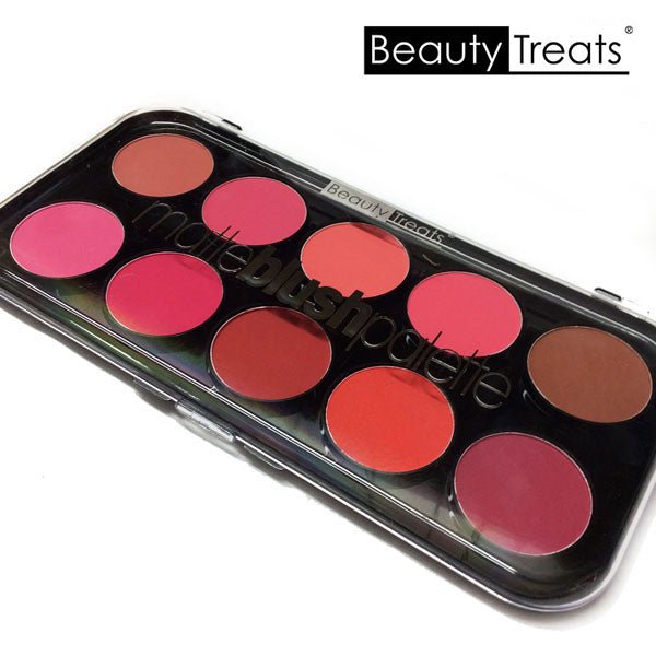 Beauty Treats 10 Colors Matte Blush Palette - ikatehouse