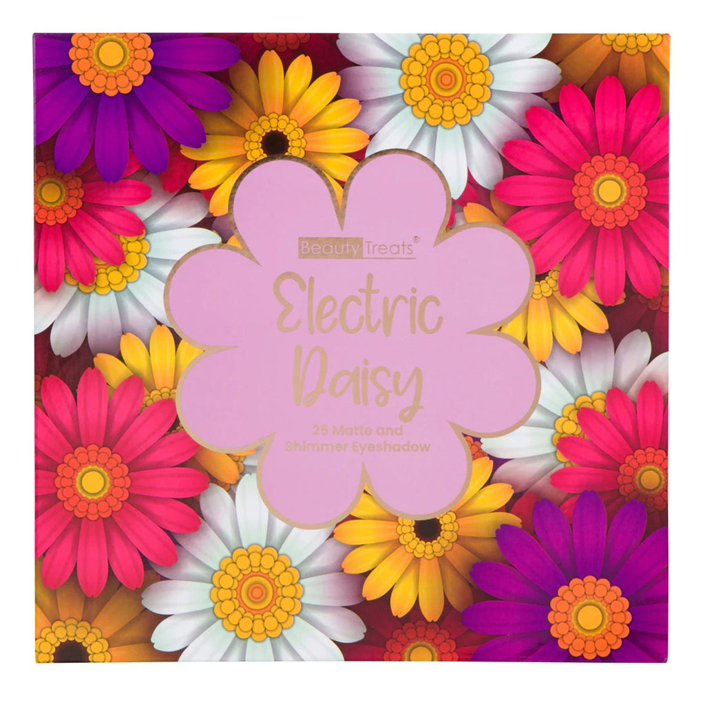 Beauty Treats Electric Daisy Matte and Shimmer Eyeshadow Palette 25 Colors - ikatehouse