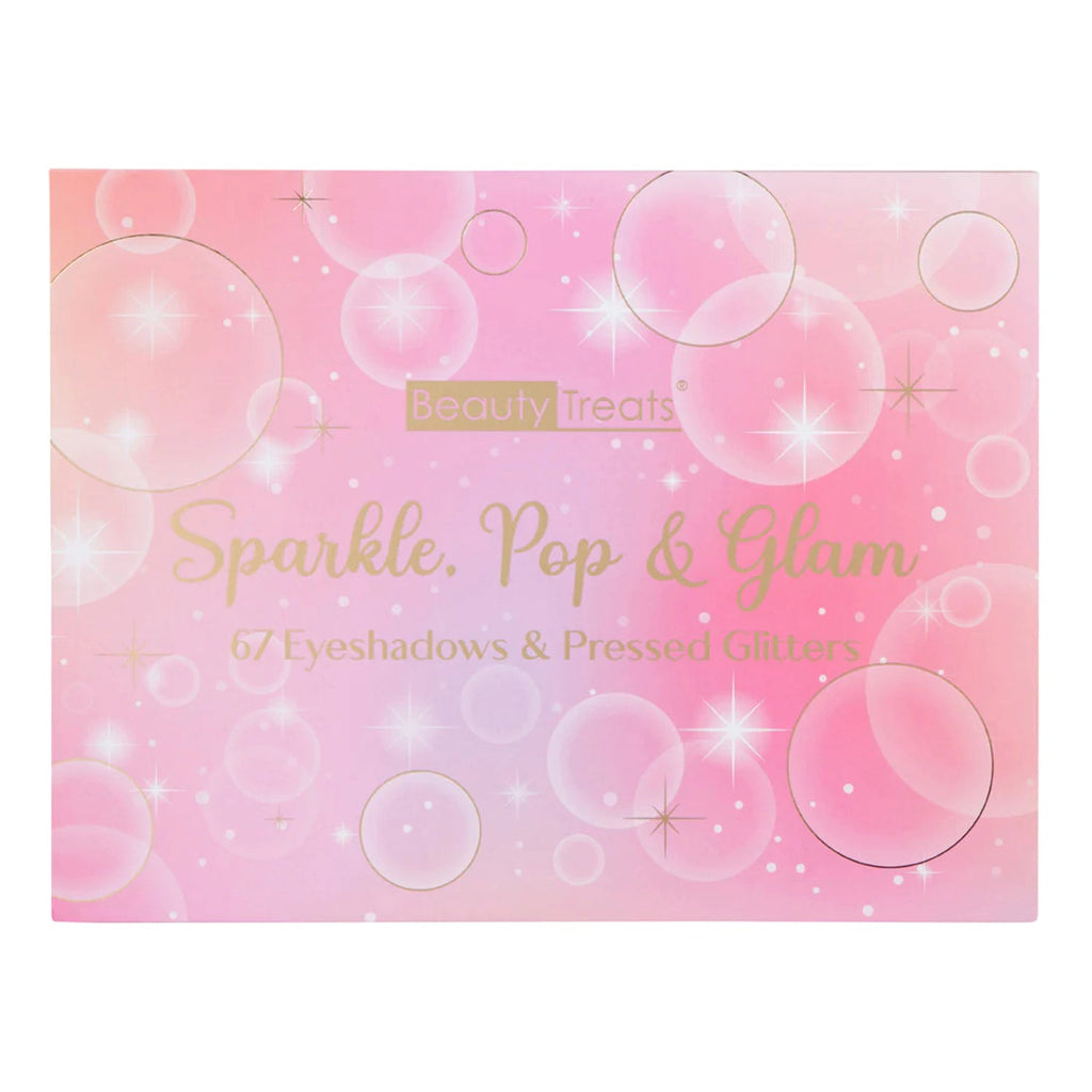 Beauty Treats Sparkle, Pop & Glam Eyeshadow Palette 67 Colors - ikatehouse