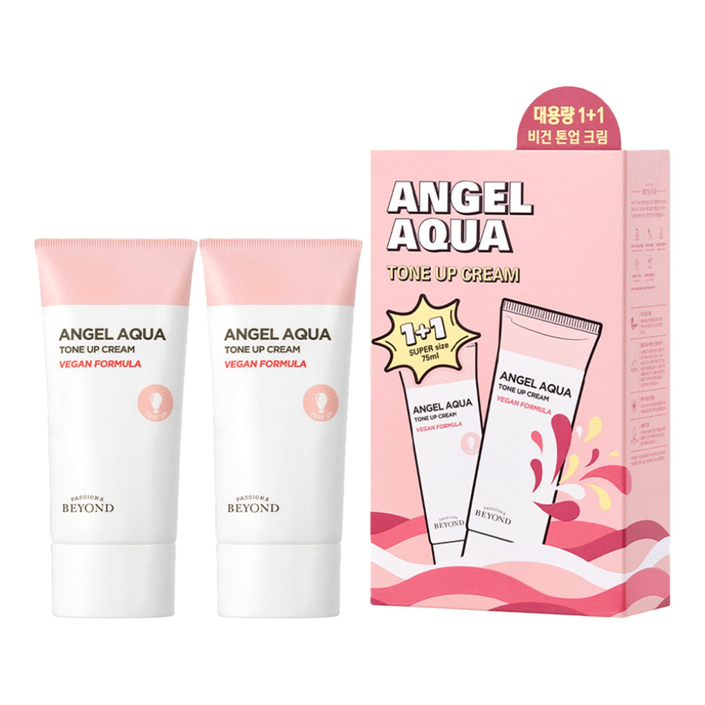 Beyond Angel Aqua Tone up Cream 5.07oz/ 150ml 2 Packs - ikatehouse