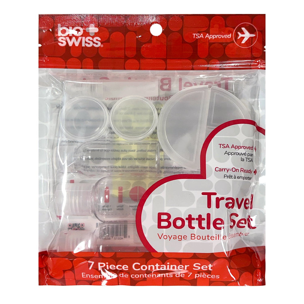 Bioswiss Travel Bottle Set with Clip Strip - ikatehouse