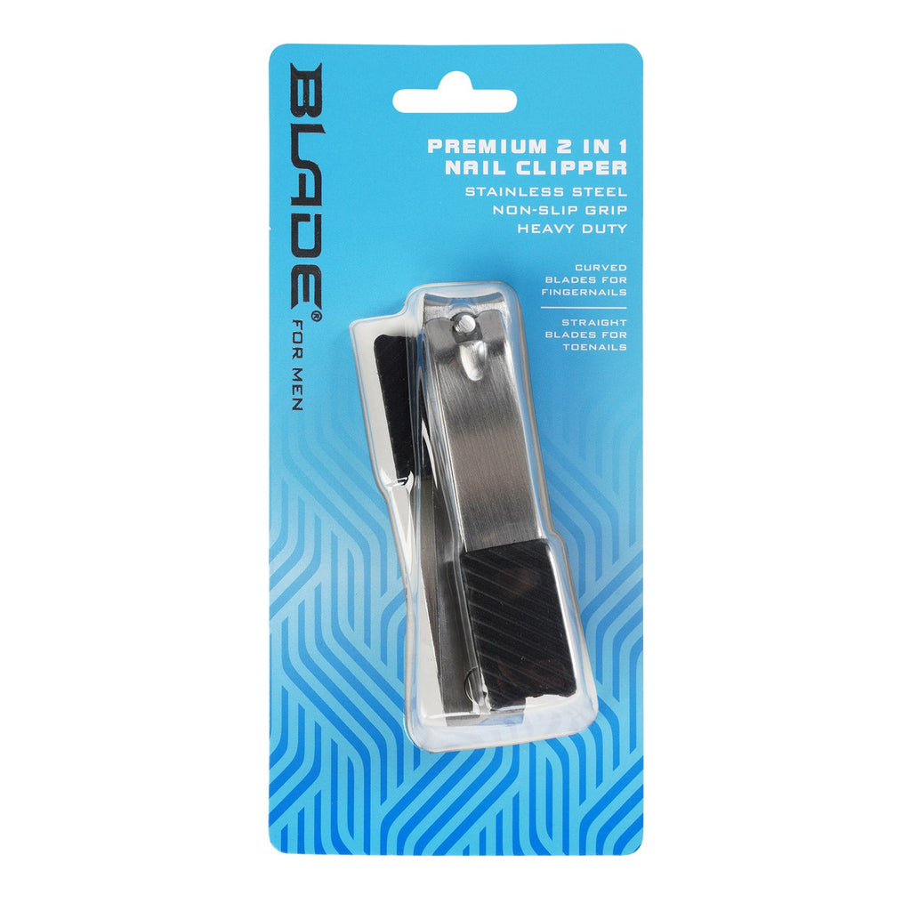 Blade Premium 2 in 1 Nail Clipper Stainless Steel For Men - ikatehouse