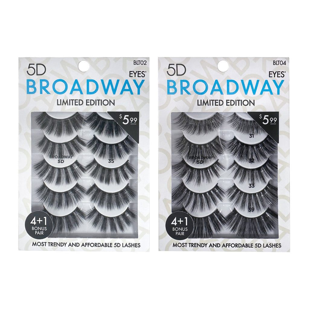 Broadway 5D Eyelashes Multipack 5pcs - ikatehouse