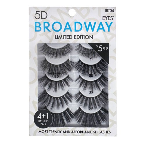 Broadway 5D Eyelashes Multipack 5pcs - ikatehouse