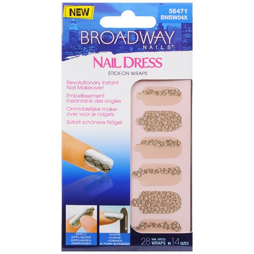 Broadway Nail Dress Stick on Wraps - ikatehouse