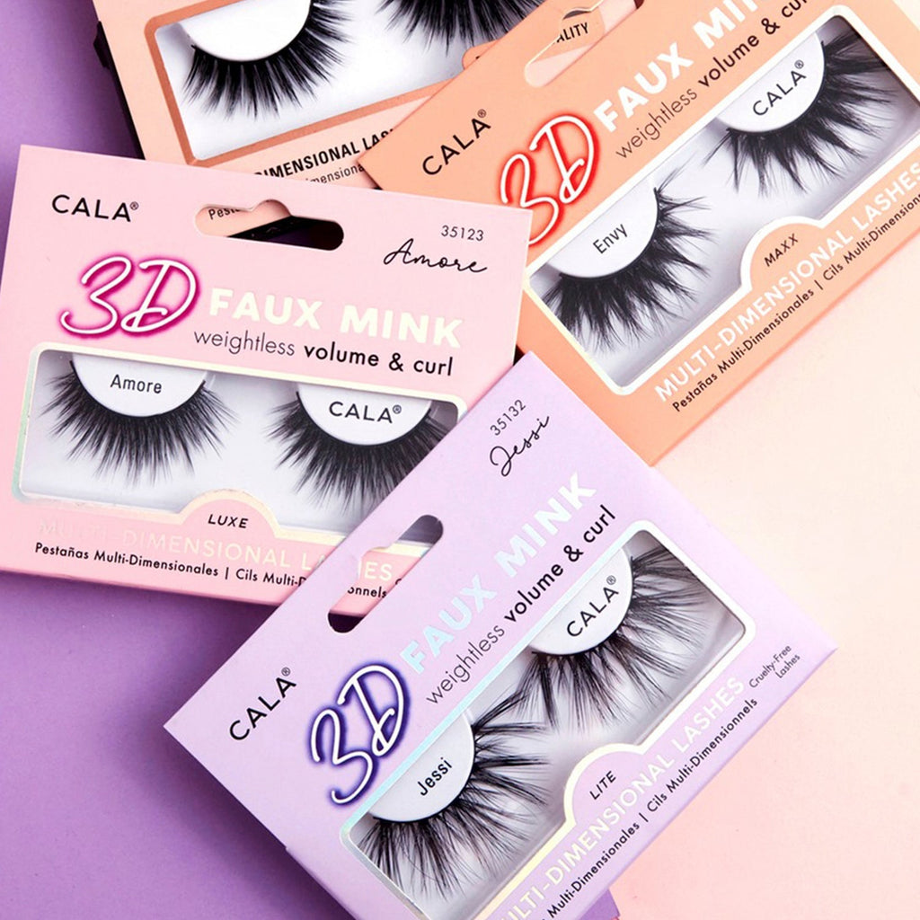 Cala 3D Faux Mink Lite Eyelashes - ikatehouse