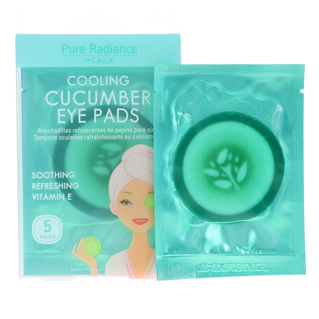 Cala Cooling Eye Pads Cucumber 5 pairs - ikatehouse