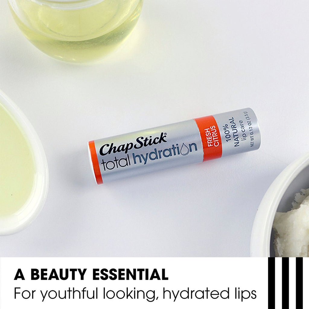 Chap Stick Total Hydration Fresh Citrus Lip Care 0.12oz/ 3.5g - ikatehouse