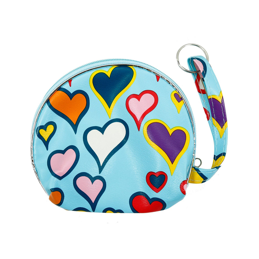 Colorful Heart Coin Purse- Assorted Color - ikatehouse