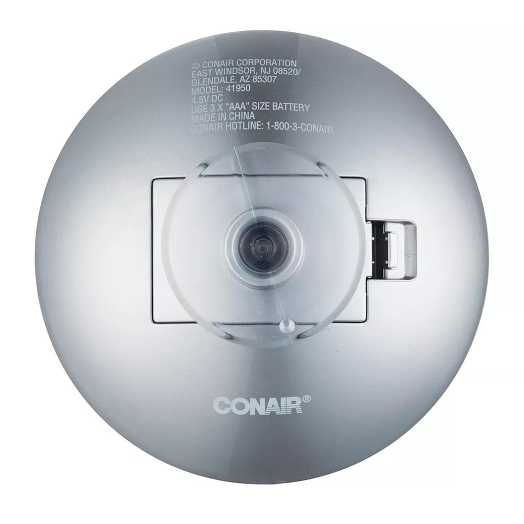 Conair 12x Magnification Led Lighted Round Mirror - ikatehouse