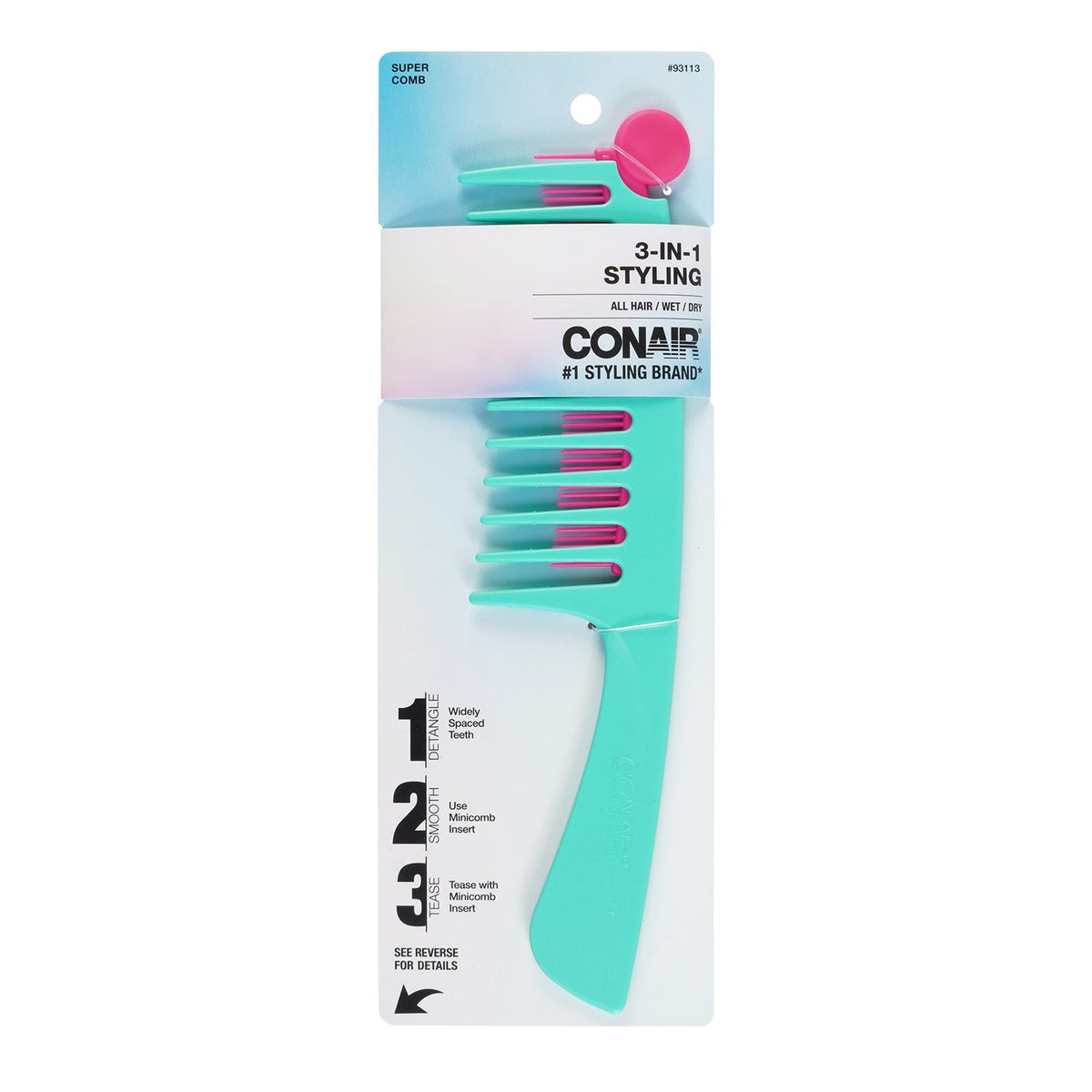 Conair 3-IN-1 Styling Comb – ikatehouse