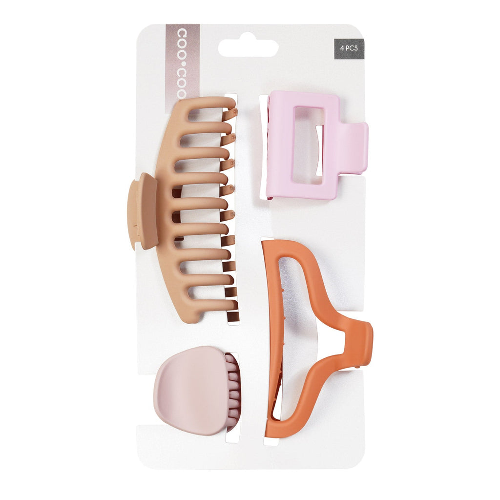 Coo Coo Assorted Size Jaw Clip 4pcs C Set - ikatehouse