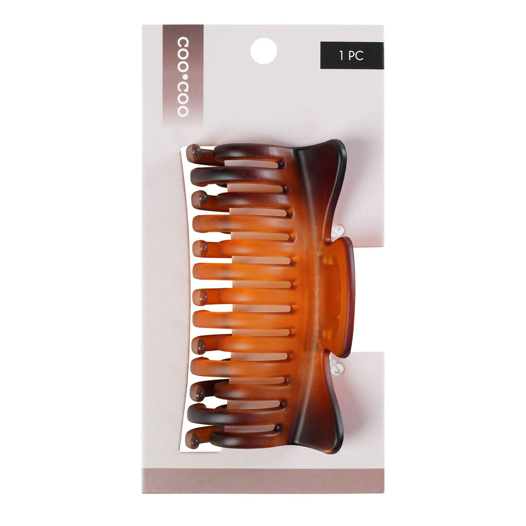 Coo Coo Matte Jaw Clip Tortoise - ikatehouse