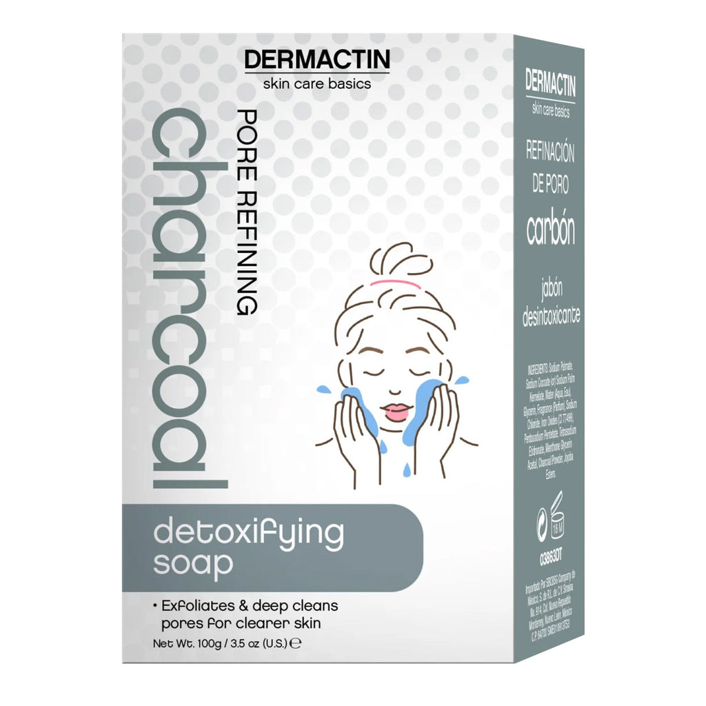 Dermactin Pore Refining Charcoal Detoxifying Soap 3.5oz/ 100g - ikatehouse