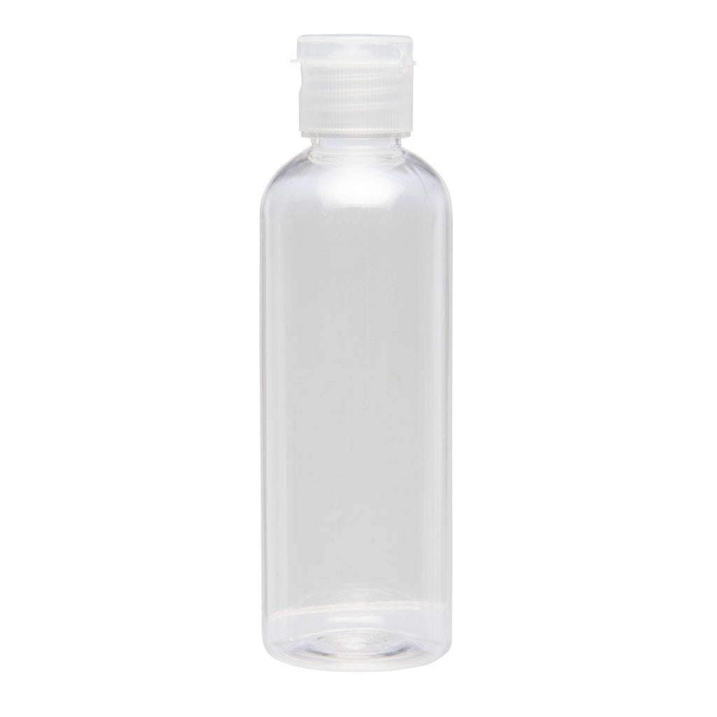 Diane Clear Plastic Flip Top Bottle 3oz - ikatehouse