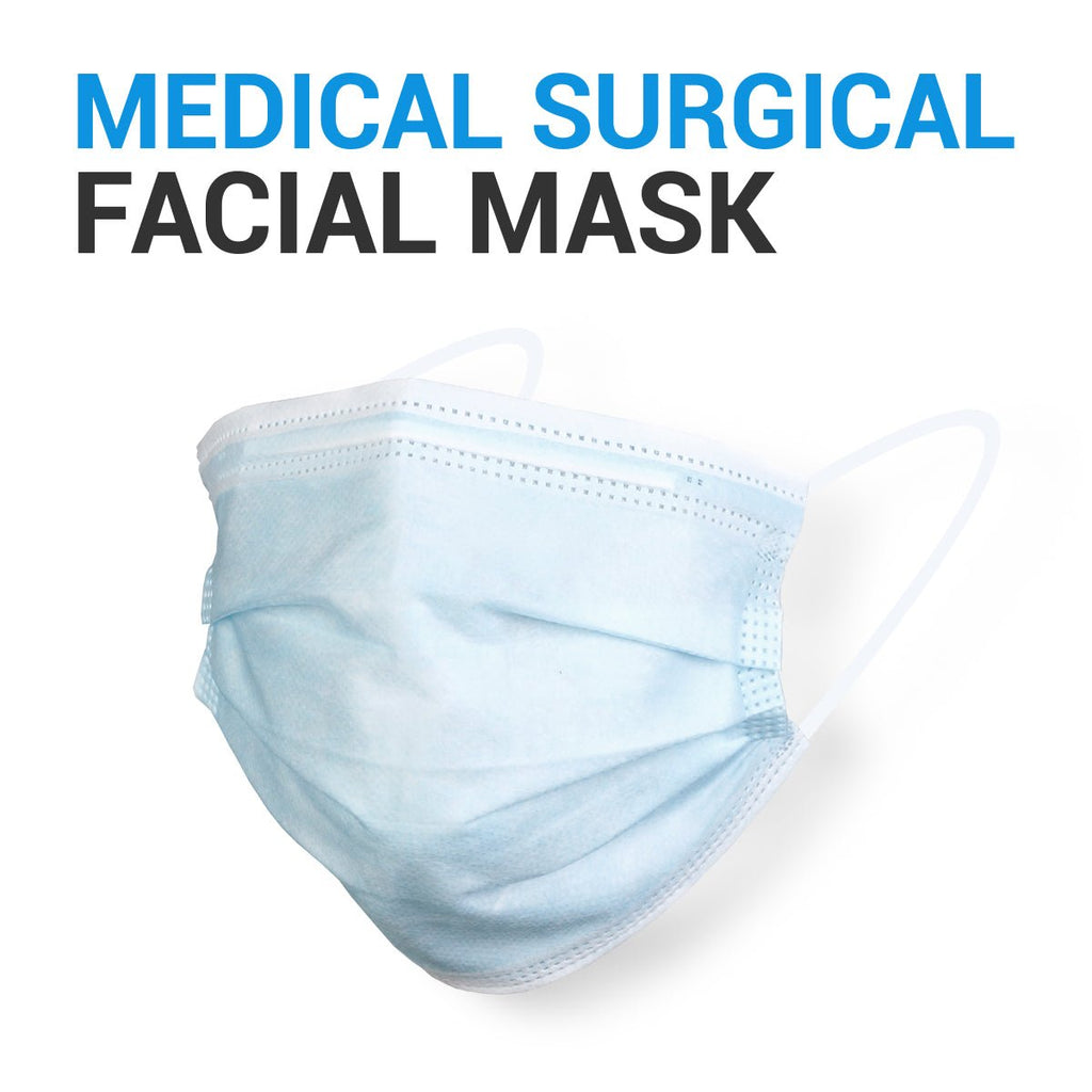 Disposable 3 Layer Medical Sanitary Surgical Facial Mask 25pcs - ikatehouse