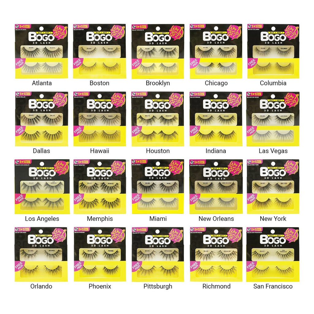Ebin New York Bogo 3D Lashes Buy 1 Get 1 - ikatehouse