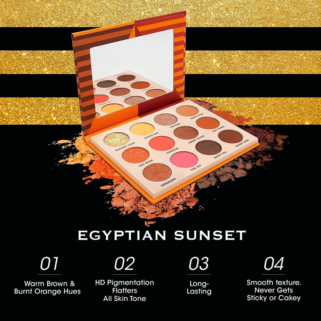 Ebin New York Egyptian Sunset Secret of Pharaoh Eyeshadow Palette - ikatehouse