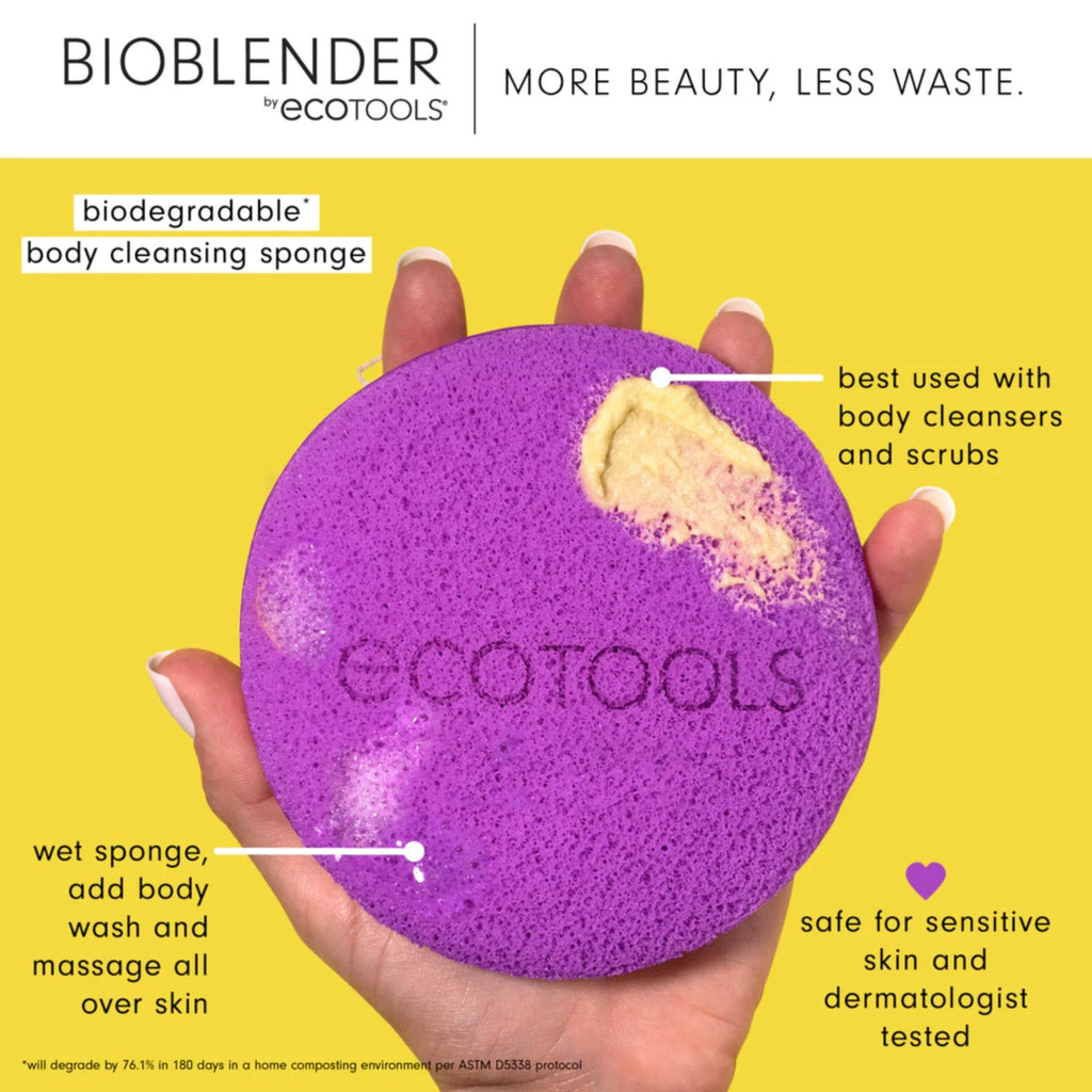 Ecotools Bioblender 100% Biodergradable Body Cleansing Sponge - ikatehouse