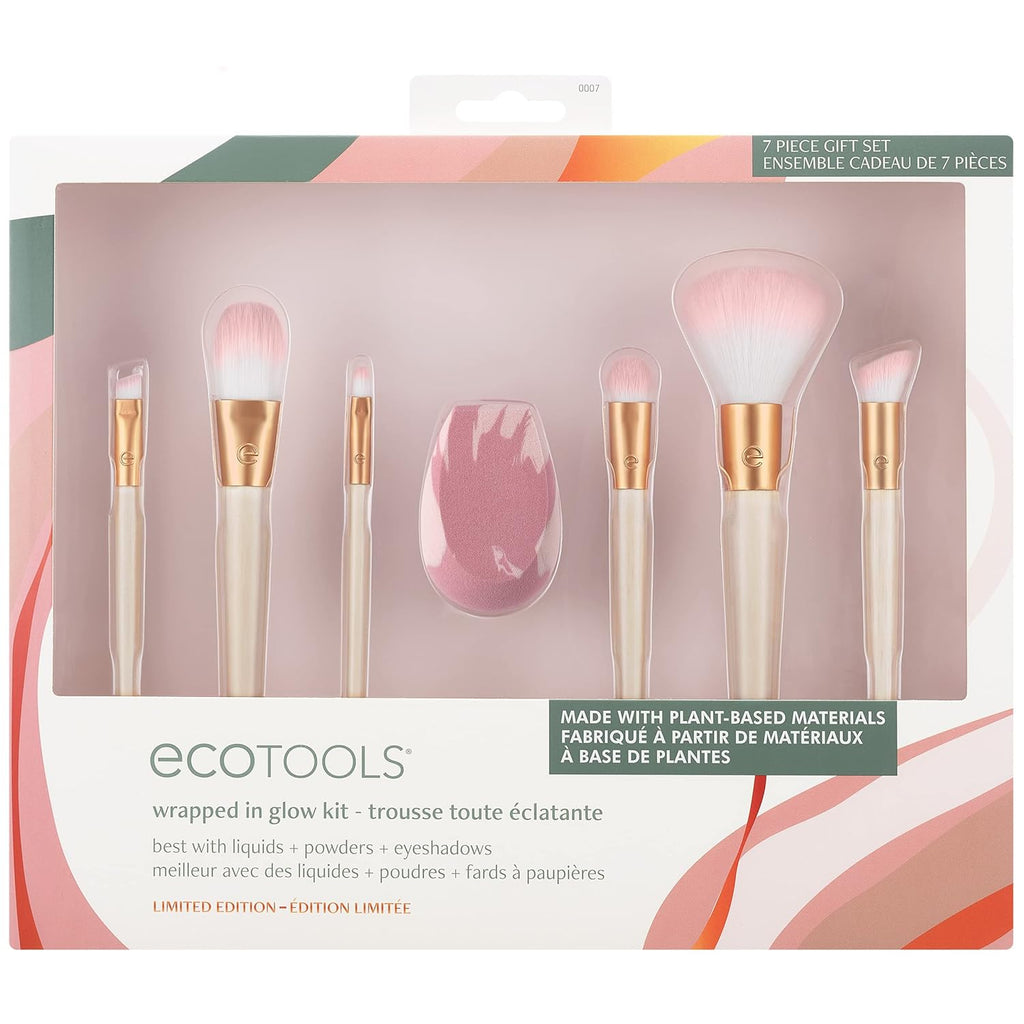 Ecotools Wrapped in Glow Makeup Brush Kit - ikatehouse