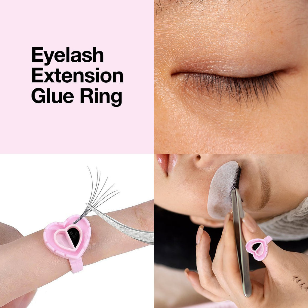 Eyelash Glue Ring 100pcs - ikatehouse