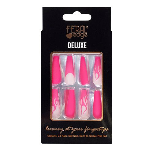 Feral Edge Deluxe Long Nail 24Nails - ikatehouse