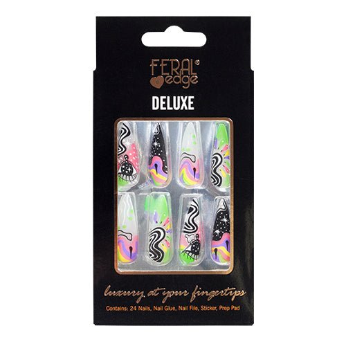 Feral Edge Deluxe Long Nail 24Nails - ikatehouse