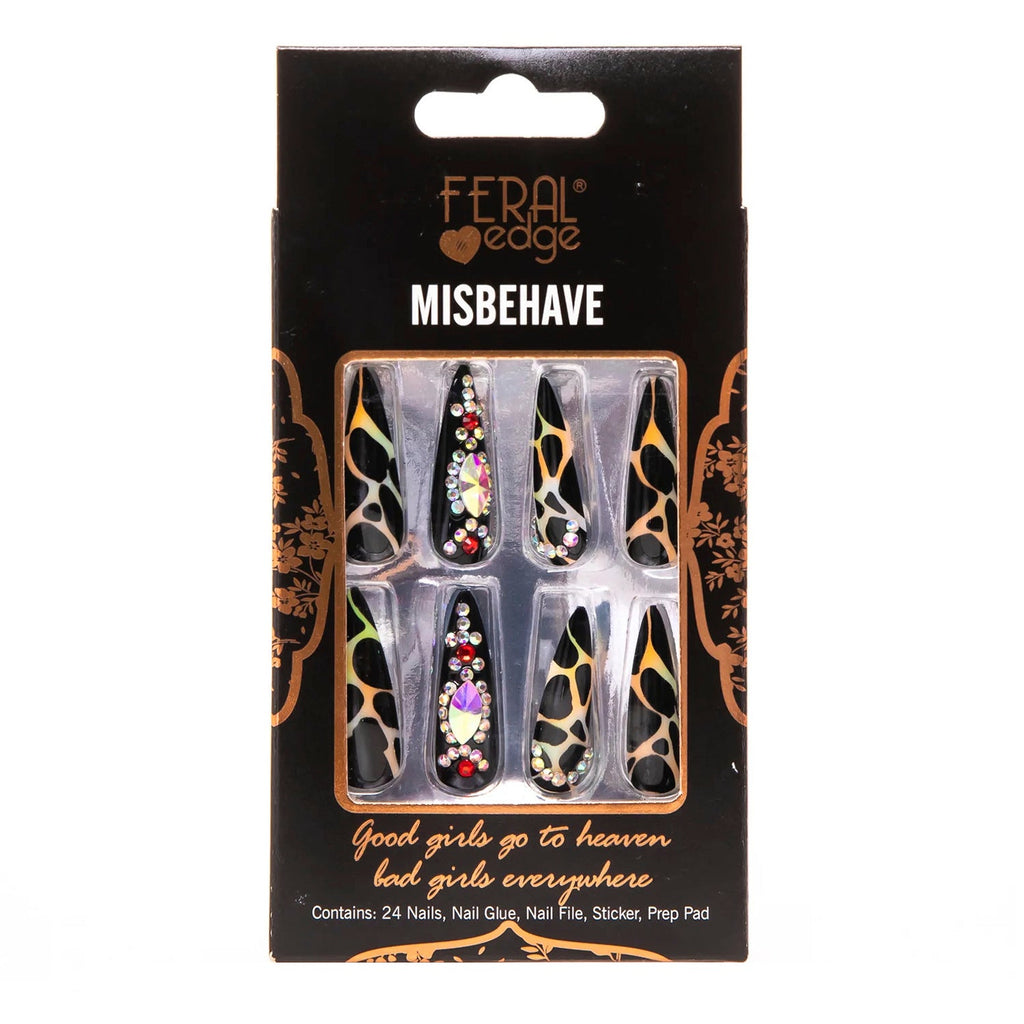 Feral Edge Misbehave Long Nail 24Nails - ikatehouse