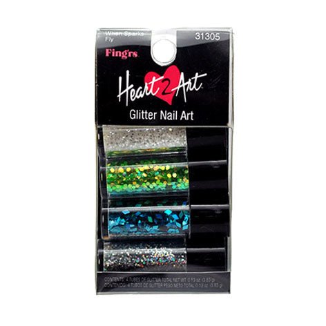 Fingrs Heart 2 Art Glitter Nail Art - ikatehouse